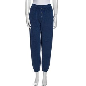 DONNI. Small. Terry Henley Blue Loungewear